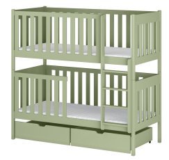 Etagenbett Dawid – 90x200 cm – Oliv