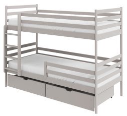 Etagenbett Gusto – 90x200 cm – Creme