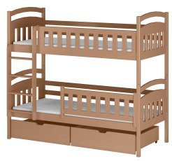 Etagenbett Ignas – 80x180 cm – Zimt
