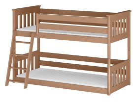 Etagenbett Kevin – 80x180 cm – Zimt