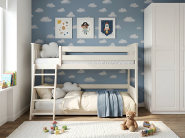 Etagenbett Kevin – 90x190 cm – Creme