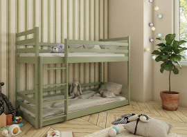 Etagenbett Mini – 80x160 cm – Oliv