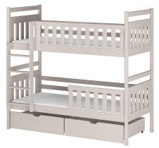 Lano - Etagenbett Monika – 80x180 cm – kaschmir