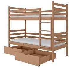 Etagenbett Nemo – 80x180 cm – Zimt