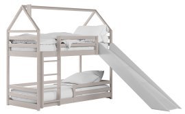 Etagenbett mit Rutsche Play – 90x190 cm – Kaschmir