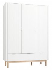 Drehtürenschrank Miloo - weiß