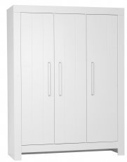 Drehtürenschrank Calmo - weiß