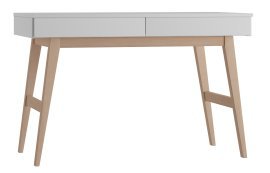 Hoher Arbeitstisch Swing - weiß
