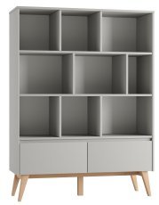 Breites Regal Swing - grau