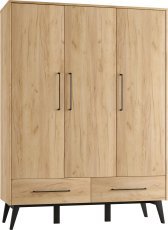 Dreitüriger Kleiderschrank Retro