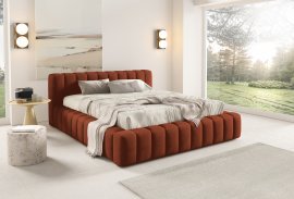 Bett Gino (niedriges Kopfteil) mit hebbarem Holzmechanismus