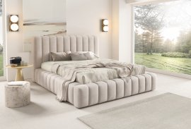 Bett Gino (hohes Kopfteil) mit Hebemechanismus aus Holz