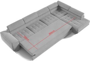 Ecksofas PKMebel - Ecksofa Benjamin 155 XL