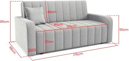 Ecksofas PKMebel - Zweisitzer Marko 4