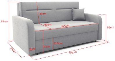 Ecksofas PKMebel - Zweisitzer Girona 4