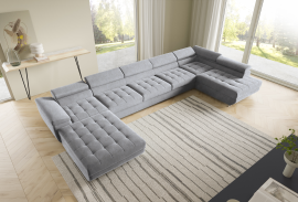 Wohnlandschaft in U-Form Benjamin 158 XL