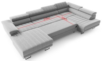 Ecksofas PKMebel - U-förmige Wohnlandschaft Horizonte Mini