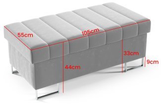 Ecksofas PKMebel - Hocker Horizonte