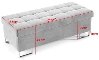 Ecksofas PKMebel - Hocker Benjamin