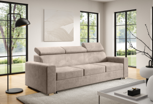 Ecksofas PKMebel - 3-Sitzer-Sofa Adela
