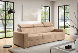 Ecksofas PKMebel - 3-Sitzer-Sofa Adela
