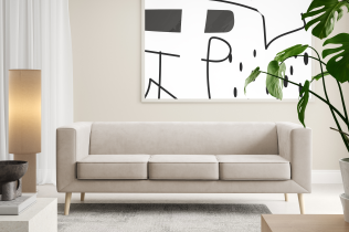 Ecksofas PKMebel - 3-Sitzer-Sofa Bastian