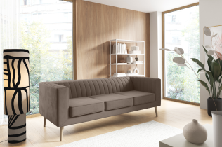 Ecksofas PKMebel - 3-Sitzer-Sofa Hudson