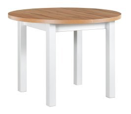 Ausziehbarer Esstisch Poli 4 - weiß/Wotan