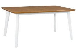 Ausziehbarer Esstisch Wien 8 - weiß/Eiche