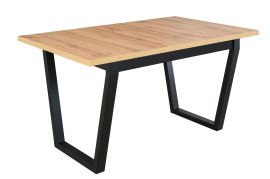 Ausziehbarer Esstisch Ikon 2 - schwarz/Artisan