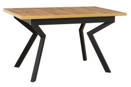 Ausziehbarer Esstisch Ikon 4 - schwarz/Wotan