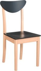 Esszimmerstuhl Hugo 3 D - Buche/Schwarz