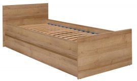 Bett Cosmo C08 - 90x200 cm - Eiche Riviera