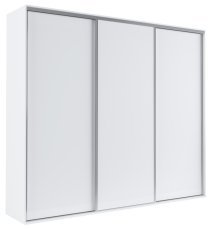 Kleiderschrank mit Schiebetüren Grande 254 cm - weiß