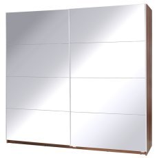 Kleiderschrank mit Schiebetüren und Spiegel Twister 1 - Eiche Sonoma
