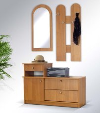 Komplettset für den Flur 01 - Eiche Riviera