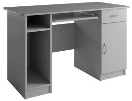 Schreibtisch Max ohne Aufsatz - grau