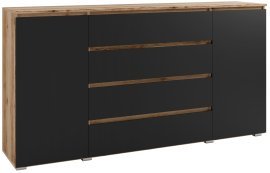 Kommode Cosmo C06 - Eiche Artisan/Kaschmir  