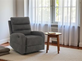 Relaxsessel mit Relaxmechanismus Arezzo Lux - grau