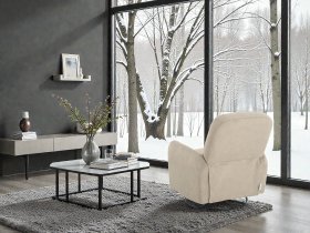 Soffina - Relaxsessel mit Relaxfunktion Alba Classic – hellbeige