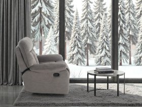 Soffina - Relaxsessel mit Relaxfunktion Trevico Chill – grau