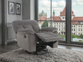Soffina - Relaxsessel mit Relaxfunktion Trevico Chill – grau
