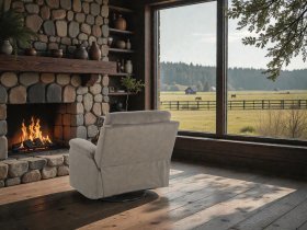 Soffina - Relaxsessel mit Relaxfunktion Lovere Classic – grau
