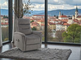 Elektrischer Relaxsessel mit Relaxfunktion Asti Relax – grau