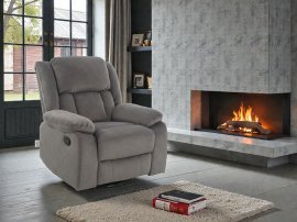 Relaxsessel mit Relaxfunktion Erice Line – grau