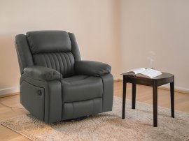 Ledersessel mit Relaxfunktion Fosso Comfort – braun