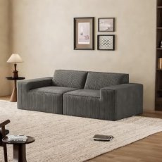 Vakuumverpacktes Sofa Bambini – grau