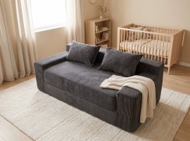 Vakuumverpacktes Sofa Marino – grau