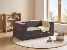 Vakuumverpacktes Sofa Tino – braun