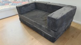 Vakuumverpacktes Sofa Tino – grau
